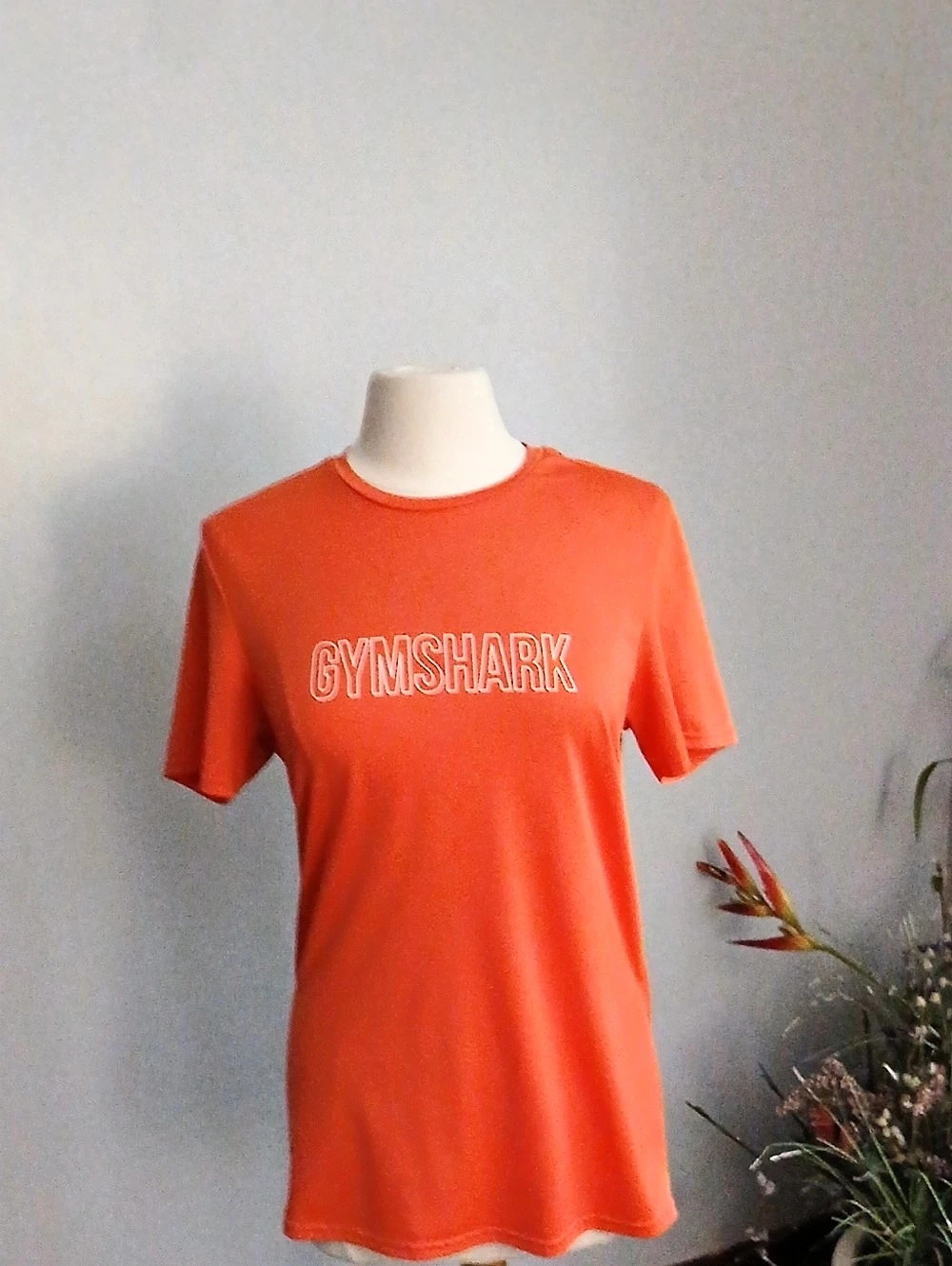Gymshark Orange Short Sleeve Tee Size Large Like New